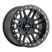 Method MR406 UTV Beadlock 15x8 / 4+4/0mm Offset / 4x136 / 106mm CB Matte Black