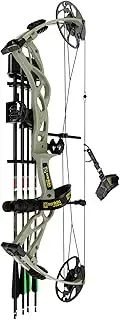 [sanlida] Dragon X9 Ready to Hunt Compound Bow Package for Adults, Archery Compound Bow and Arrow Set, 0-70 Lbs Draw Weight, No Bow Press Needed, Limited Life-time Warranty
