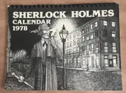 Sherlock Holmes 1978 Calendar-Art by Thompson and Shaw UNUSED Doubleday