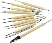 11pcs Clay Sculpting Tools Pottery Polymer Clay Cutter Tools Craft Sculpt Carving Ceramic Moldes