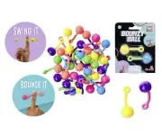 Simba 105952679 - World Of Toys - Bounzyball Double Pack, 3-sort New