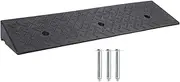 Rubber Curb Ramps, 22000LB Capacity, Heavy Duty 3in Rise Threshold Bridge Curb Ramp, Car Ramp for Trucks, Buses, Cars, Wheelchairs, Bikes