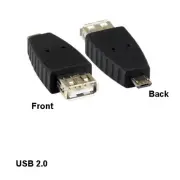 KNTK USB 2.0 Type A Female to Micro B 5Pin Male Adapter PC Camera Phone MP3 Data