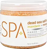 Spa Organics Mandarin and Mango Dead Sea Salt Soak 16 Ounce