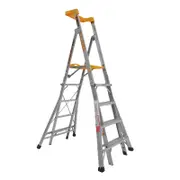 Gorilla 5-6-7-8 Step Compact Adjustable Platform Ladder