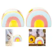 Ceramic Hamster House Outdoor Hamster House Bed for Rats Squirrels Chipmunk