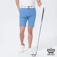 在飛比找momo購物網優惠-【KING GOLF】網路獨賣款-亮彩修身彈性高爾夫球短褲/