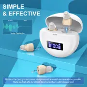 Rechargeble Digital Hearing Aid mini Adjustable Tone Sound Amplifier