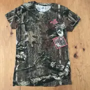 Mossy Oak Break-Up Infinity Camo Ladies Small Short Sleeve Shirt