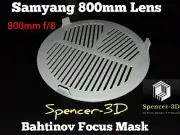 Samyang 800mm f/8 gray Bahtinov Focus Mask