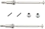 HOSIM RC Car Metal Front CVD Drive Shaft Set Accessory Spare Parts 30-WJ02 for Hosim 1/16 9130 RC Car (2 Pcs)
