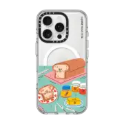 iPhone 16 Pro Clear Case MagSafe Compatible Bread and Jam