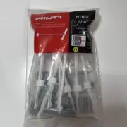 New HILTI 3/16” x 2 1/2” Hollow & Drywall HTB-2 Steel Anchor/Toggle Bolts.