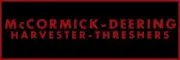 McCormick Deering Thresher Sign: 8" x 24" USA STEEL XL Size - 3 LBs - Free Ship.