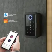 Wifi Security Boxes Password Smart Fingerprint Digital Tuya Portable Lock Boxes