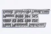 Personalised Replacement Stamp Rubber for Self Inking Stamps