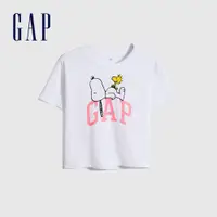 在飛比找蝦皮商城優惠-Gap 女童裝 Gap x Snoopy史努比聯名 純棉T恤