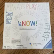 Ravensburger KNOW! Quiz Game Always Up-to-date & Requires Google Assistant NEW!!