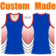 Custom Made Athletic Singlets Unisex Sleeveless Muscle Shirt Quick Dry Jersey 26