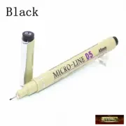 M00808-BLACK MOREZMORE Micro-Line Marker Extra Fine Liner 0.45 mm Fine Point Tip