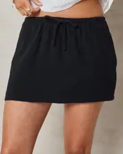 [Mooloola] Mooloola Women's Sara Cali Skirt in Black Size 2 2 Black