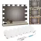 SICCOO Makeup Vanity Lights for Mirror, Hollywood Style LED Vanity Mirror Lig
