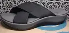 CLARKS ARLA ELIN Cloudstepper Platform Sandals (Black, Size 6) *NEW*
