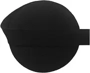 DIY PARK 5 Yard 5/8" 15mm Matte Non-Shiny Soild Color Fold Over Elastic FOE Spandex Satin Band Baby Headband Hair Tie Tutu Dress Sewing Trim(Black)