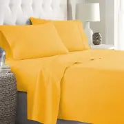 1200 Thread Count 100%Egyptian Cotton Australian Sizes 4 PCs Bedding Sheet Set