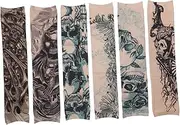 [SHERCHPRY] 6pcs Temporary Sleeve Sleeves Uv Cuff Arm Guard Arm Stockings Nylon
