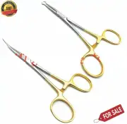 No Scalpel Vasectomy Forceps Set Dissecting and Ring Fixation 14 cm