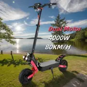 4000W Electric Scooter Off Road 80KM/H 70KM Range Foldable 11" Tyre Adult E-Bike