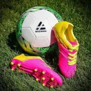 Vizari Liga FG Soccer Cleats for Kids, Pink, Youth-1.5, VZSE90060Y-1.5