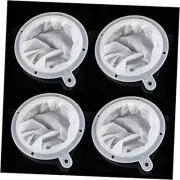 4 Pieces 200 Mesh Filter Plastic Mesh Sieve, Premium Food Filter Strainer