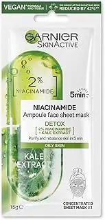 Garnier Ampoule Sheet Mask Kale/ Niacinamide