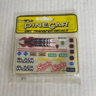 PINECAR - DRY TRANSFER DECALS - Model# P312