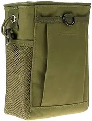 Utility Folding Drawstring Magazine Dump Pouch Belt Hip Holster Bag