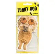 Magnet & Steel Funky Dog Air Freshener Lemon