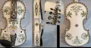 Hand made Norwegian fiddle 8 strings 4/4 violin of profession concert #13097