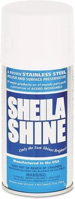 Sheila Shine 1 x 10 Oz Stainless Steel Cleaner and Polish Spray Removes Grease M