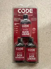 Code Red Buck-N-Does Combo Whitetail Combo 3 Bottles 2 oz ea New