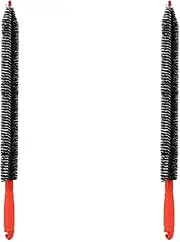 2pcs 26-Inch Long Flexible Dryer Vent Cleaner & Refrigerator Condenser Coil Brush Lint Remover
