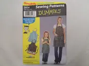Simplicity Pattern - Child's and Misses' Aprons (S-L) #2724 - Uncut