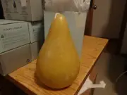 New In Box! PartyLite PEAR & QUINCE 3 1/2 x 5 1/4 Pear Shaped Candle WA528
