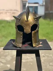 Medieval Steel Knight Larp Warrior Kingsguard Helmet Best Gift for Halloween