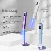 New Metal Pen Uv Light Lamp with Display Led Lamps Mini Handheld Lamp Nail Tools