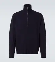 [Allude] Allude Cashmere half-zip sweater AU 90 black