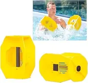 Hydro Tone - HYDRO-BELL Pool Exercise Dumbbells Pair | Water Weights | Functional Strength Training in the Pool | Quick Start Guide