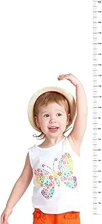 Kids Height Wall Chart, Height Measurement for Wall | 0-78.74 Inch Height Measurement Adhesive Growth Chart - Clear Removable Trade Ruler Waterproof Wall Sticker for Girls and Playroom