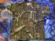 Mossy Oak Break Up Infinity Camouflage Forest Hunting T-Shirt XL NEW